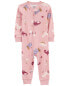 Фото #3 товара Toddler 2-Pack 100% Snug Fit Cotton Footless Pajamas 2T