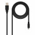 Фото #1 товара Кабель USB 2.0 A — Micro USB B NANOCABLE 10.01.0501 (1,8 m) Чёрный