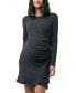 Фото #1 товара Maternity Evie Frill Hem Dress Charcoal