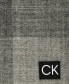 Фото #3 товара Шарф мужской Calvin Klein в клетку с логотипом