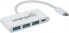 Фото #4 товара HUB USB Manhattan 1x USB-C + 3x USB-A 3.0 (163552)