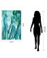 Фото #6 товара Картина стеклянная Empire Art Direct Water Women I II Frameless Free Floating, 48" x 32" x 0.2"