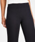 ფოტო #3 პროდუქტის Petite High-Rise Pull-On Knit Trousers