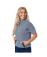 ფოტო #20 პროდუქტის Women's Short Sleeve Mock Neck Sweater