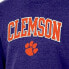 Фото #2 товара NCAA Clemson Tigers Men's Heathered Crew Neck Fleece Sweatshirt - M