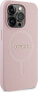 Guess Guess GUHMP13XPSAHMCP iPhone 13 Pro Max 6,7" różowy/pink hardcase Saffiano MagSafe