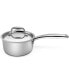 Фото #1 товара Megacasa 1.6 Quart Triple-Ply Stainless Steel Saucepan with Lid