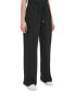 ფოტო #3 პროდუქტის Women's Crinkle Drawstring Wide Leg Pant