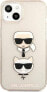 Karl Lagerfeld Karl Lagerfeld KLHCP13SKCTUGLGO iPhone 13 mini 5,4" złoty/gold hardcase Glitter Karl`s & Choupette - фото #3