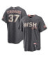 Фото #2 товара Men's Stephen Strasburg Gray Washington Nationals City Connect Replica Player Jersey