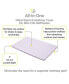 Фото #3 товара All-in-One Fitted Sheet & Waterproof Cover for 38" x 24" Mini Crib Mattress (2-Pack)