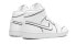 Фото #6 товара Кроссовки Nike Air Jordan 1 Mid Iridescent Reflective White (W) (Белый)