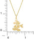 Фото #5 товара Disney children's Mickey Mouse 15" Pendant Necklace in 14k Gold