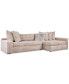 Pherie 131" 2-Pc. Fabric Sectional with Cuddler, Created for Macy's