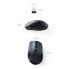 Фото #4 товара Optyczna mysz myszka bezprzewodowa USB 2.4GHz / Bluetooth 5.0 4000 DPI czarny