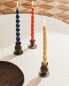 Фото #7 товара Decorative spiral multicoloured candle pack (pack of 3)