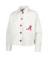 Women's White Alabama Crimson Tide Corduroy Button-Up Jacket