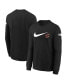 Big Boys Black Cleveland Cavaliers Swoosh Long Sleeve T-shirt