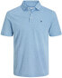 Фото #1 товара Pánské polo triko JJEPAULOS Slim Fit 12136668 Pacific Coast