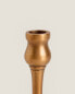 Фото #5 товара Thin golden candleholder