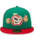 Фото #3 товара Men's Green, Red Manzanas Luchadoras de Fort Wayne Copa De La Diversion 59FIFTY Fitted Hat