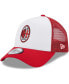 Фото #1 товара Men's White, Red AC Milan Core E-Frame Trucker Adjustable Hat