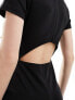 Calvin Klein Jeans archival milano one piece in black