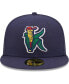 Men's Navy Cedar Rapids Kernels Authentic Collection Team Home 59FIFTY Fitted Hat