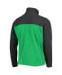 ფოტო #3 პროდუქტის Men's Charcoal, Green Oregon Ducks Team Flanker III Fleece Team Full-Zip Jacket