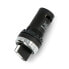 Rotary switch 30mm - for housing - 3 positions - black