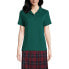 Фото #3 товара Women's School Uniform Short Sleeve Feminine Fit Interlock Polo Shirt