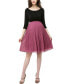 ფოტო #1 პროდუქტის Maternity Colorblock Empire Waist Dress