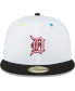 Фото #2 товара Men's White Detroit Tigers Neon Eye 59FIFTY Fitted Hat