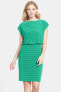 Фото #1 товара Коктейльное платье женское Adrianna Papell Blouson Shutter Pleat Jersey Green Jad размер 8