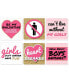Фото #1 товара Be My Galentine - Funny Valentine's Day Party Decor - Drink Coasters - Set of 6