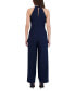 Twist-Front Halter Jumpsuit