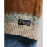 SUPERDRY Slouchy Pattern Crew Neck Sweater