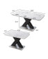 Фото #4 товара Stretchable White Marble Dining Table