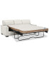 Фото #1 товара Ennia 82" Leather Queen Sleeper Sofa, Created for Macy's