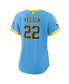 Women's Christian Yelich Powder Blue Milwaukee Brewers City Connect Replica Player Jersey