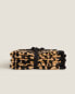 Фото #6 товара Pack of leopard print velour hand towels (pack of 3)