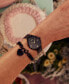 Фото #6 товара Women's Reina Black Stainless Steel Bracelet Watch 30mm