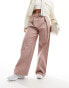 Фото #10 товара ASOS DESIGN wide leg D-ring trousers in mink