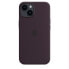 Apple iPhone 14 Silicone Case with MagSafe - Elderberry - Cover - Apple - iPhone 14 - 15.5 cm (6.1") - Burgundy