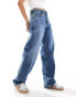 Фото #1 товара Lee Rider loose fit jeans in dark wash