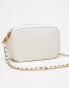 Valentino relax camera bag with chain strap in ecru - фото #2