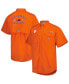 Фото #1 товара Men's Orange Clemson Tigers Bonehead Button-Up Shirt