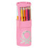 SAFTA Benetton Flamingo Pink 27 Pieces Pencil Case