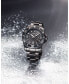 ფოტო #2 პროდუქტის Men's Swiss Maverick Black Edition Black PVD Stainless Steel Bracelet Watch 43mm