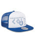 Фото #2 товара Men's White, Royal Indianapolis Colts Banger 9FIFTY Trucker Snapback Hat